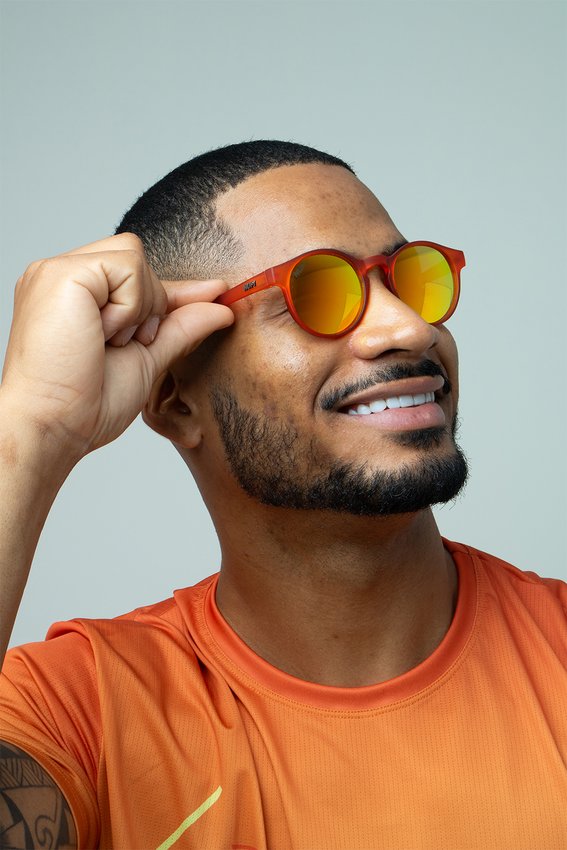 Óculos de Sol HUPI Fly Laranja - Lente Laranja