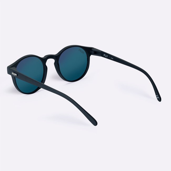 Óculos de Sol HUPI Fly Preto - Lente Dourada Espelhada