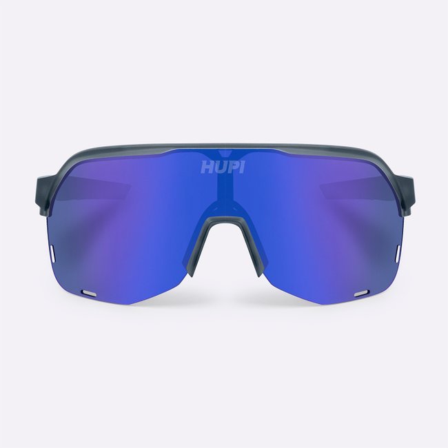 Óculos de Sol HUPI Huez Cinza - Lente Azul Espelhado