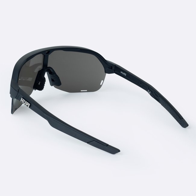 Óculos de Sol HUPI Huez Preto - Lente Prata Espelhado