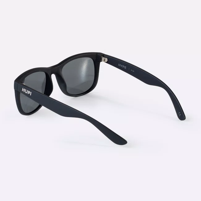 Óculos de Sol HUPI Hype Preto Lente Prata Espelhado