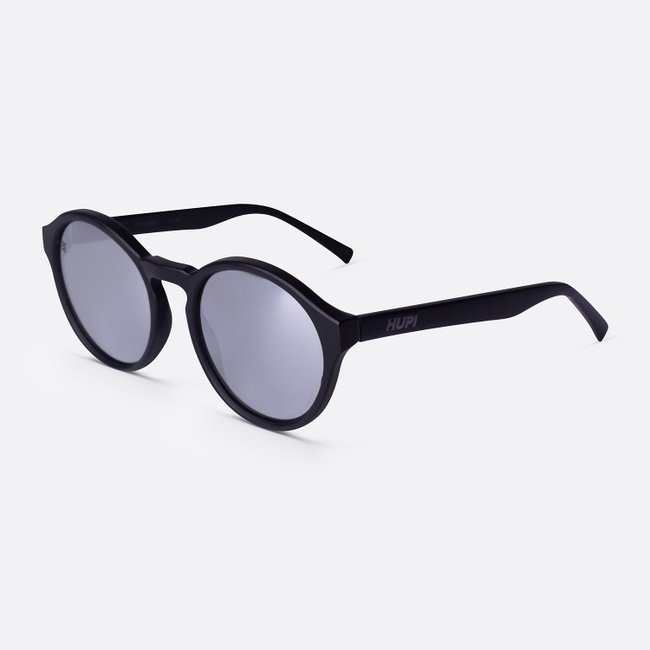 Óculos HUPI Kona Preto Fosco - Lente Prata