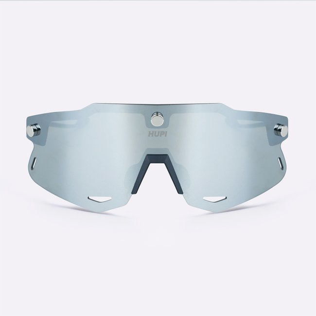 Óculos de Sol HUPI Magnetic Preto - Lente Prata