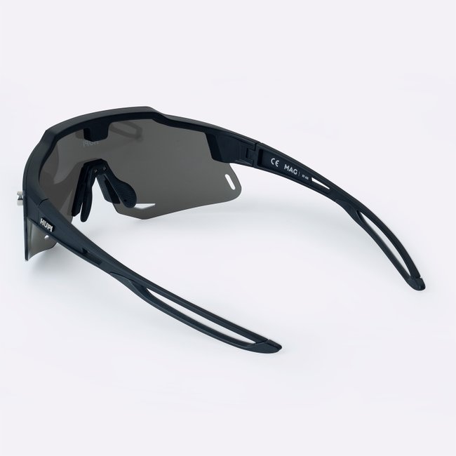 Óculos de Sol HUPI Magnetic Preto - Lente Prata