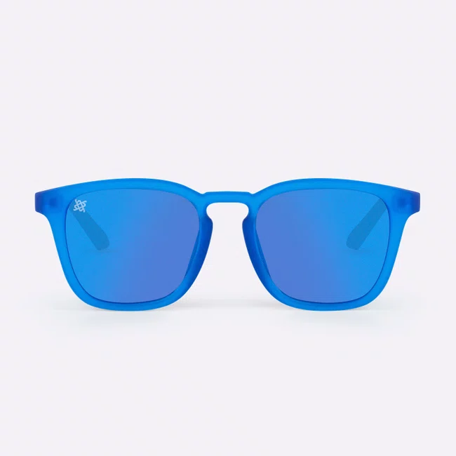 Óculos de Sol HUPI Rookie Cristal Azul Lente Azul Espelhado