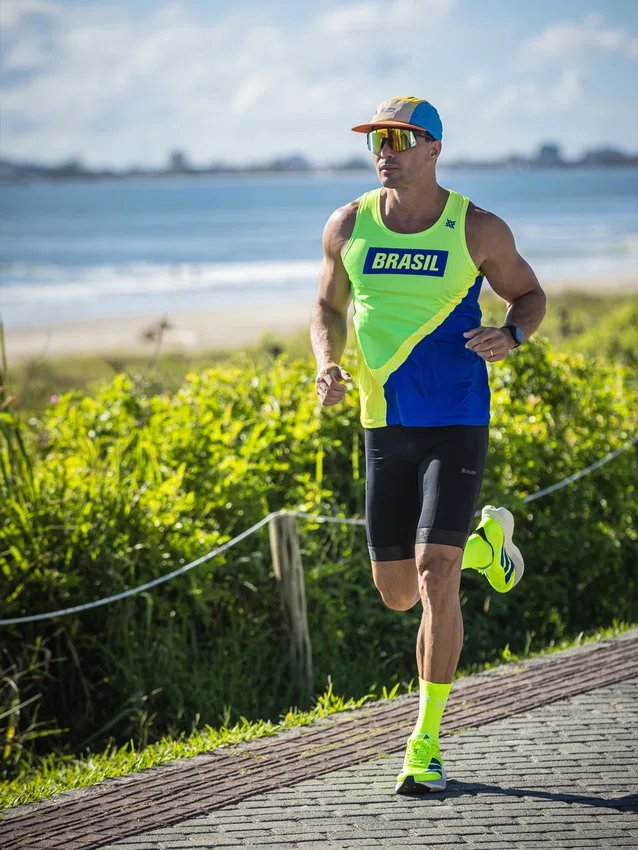 Óculos de Sol HUPI Sprint Preto Lente Dourado Espelhado