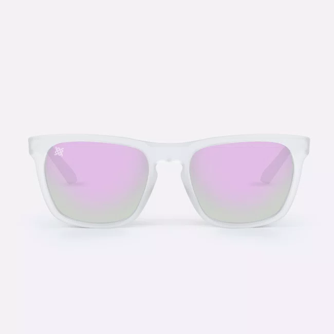 Óculos de Sol HUPI Zeno Cristal Lente Rosa Espelhado