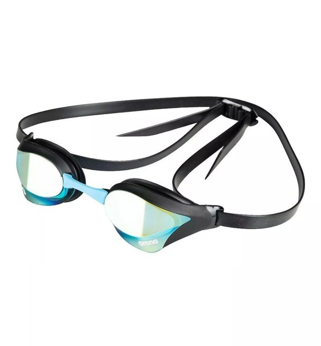 Óculos Natação Arena Cobra Core Swipe Mirror Azul e Preto