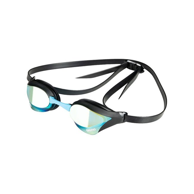 Óculos Natação Arena Cobra Swipe Mirror Azul e Preto