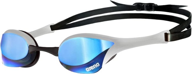 Óculos Natação Arena Cobra Ultra Swipe Mirror Azul e prata