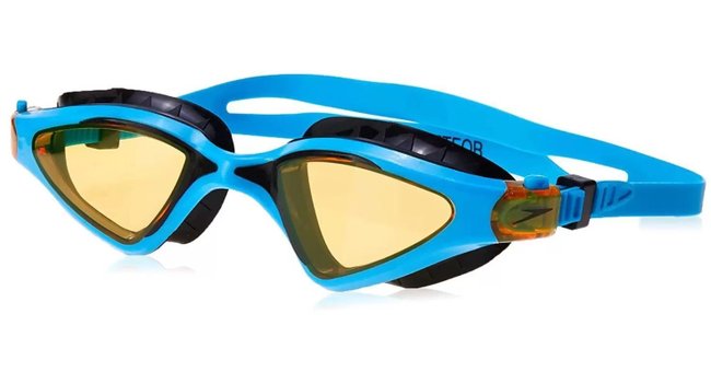 Óculos de Natação Speedo Meteor Azul Laranja