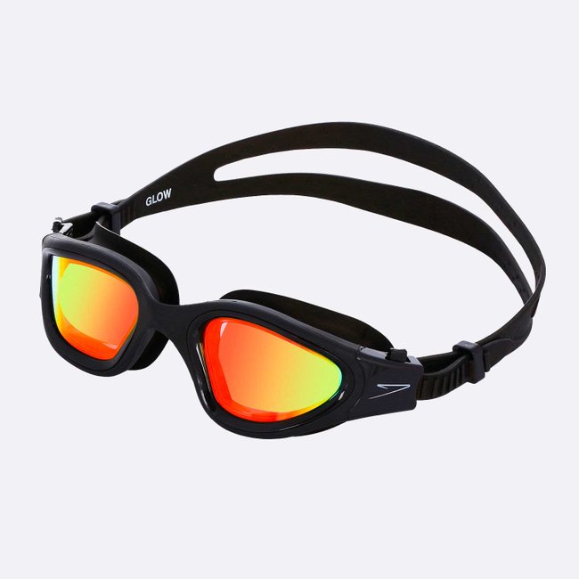 Óculos Speedo Glow Preto e Lente Vermelha