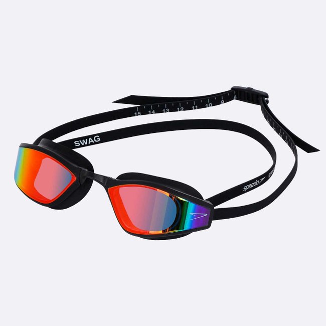 Óculos Speedo Swag Preto e Lente Vermelho