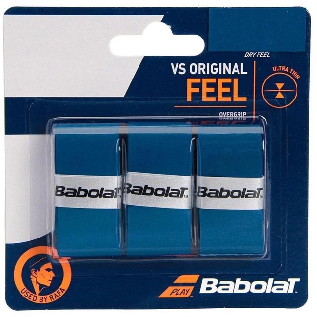 Overgrip Babolat Vs Original Azul Pack 3 Unidades