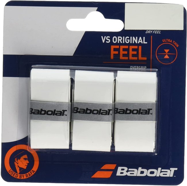Overgrip Babolat Vs Original Branco Pack 3 Unidades