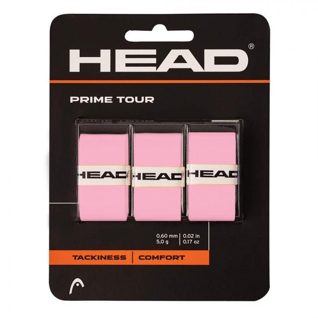 Overgrip HEAD Prime Tour Rosa para Raquete - 3 Un