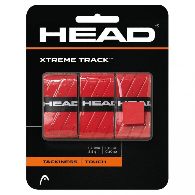 Overgrip HEAD Xtreme Track Vermelho para Raquete - 3 Un