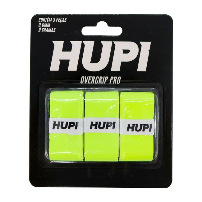 Overgrip HUPI Pro Amarelo Pack 03 Unidades