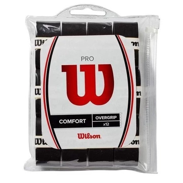 Overgrip Wilson Pro Confort Preto Pack 12 Unidades