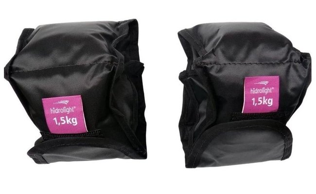 Par Caneleira Peso Hidrolight Kit 3Kg - 2Un 1,5Kg