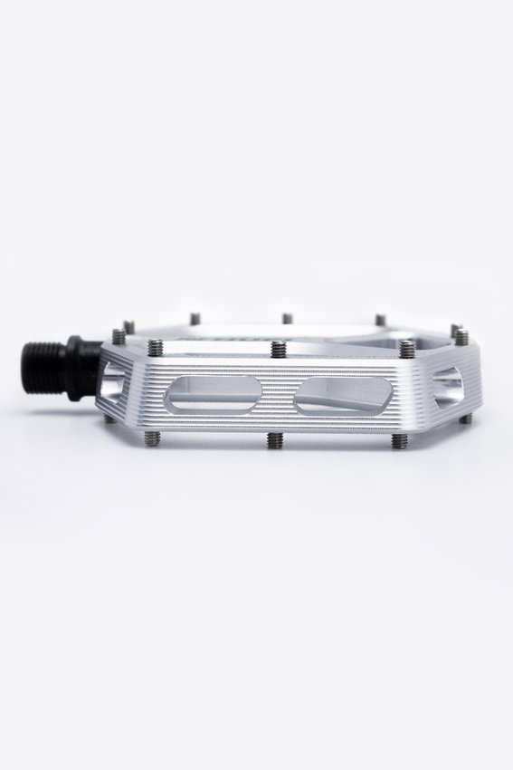 Pedal HUPI Strip Plataforma Rosca 9/16 - Prata