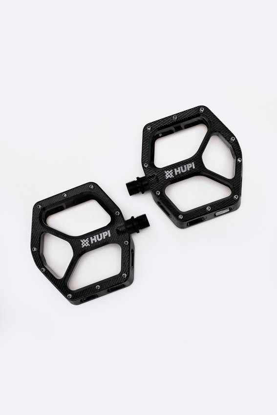 Pedal HUPI Strip Plataforma Rosca 9/16 - Preto