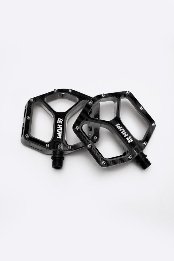Pedal HUPI Strip Plataforma Rosca 9/16 - Preto