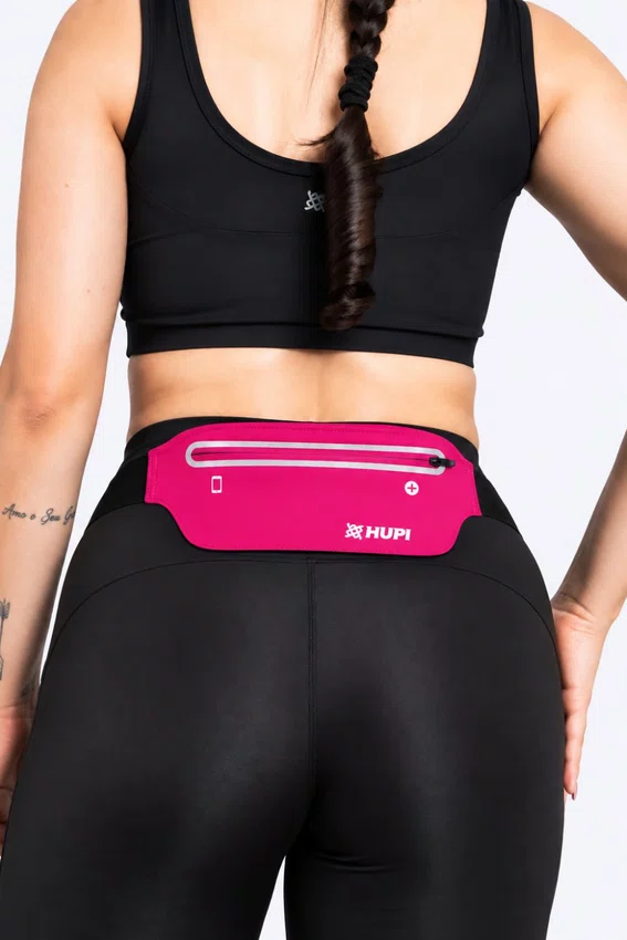 Pochete HUPI Slim Rosa Neon