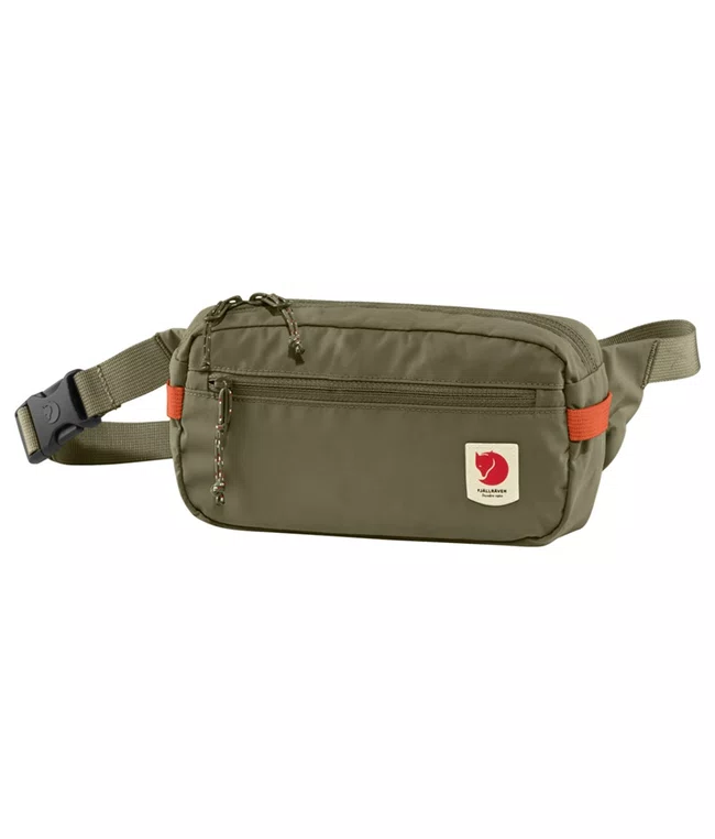 Pochete Fjällräven High Coast Verde e Laranja