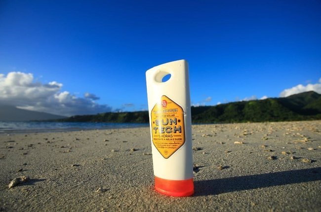 Protetor Solar Esportivo Suntech FPS 50 Embalagem 180g