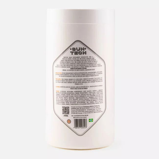 Protetor Solar Esportivo Suntech FPS 50 Embalagem 1Kg