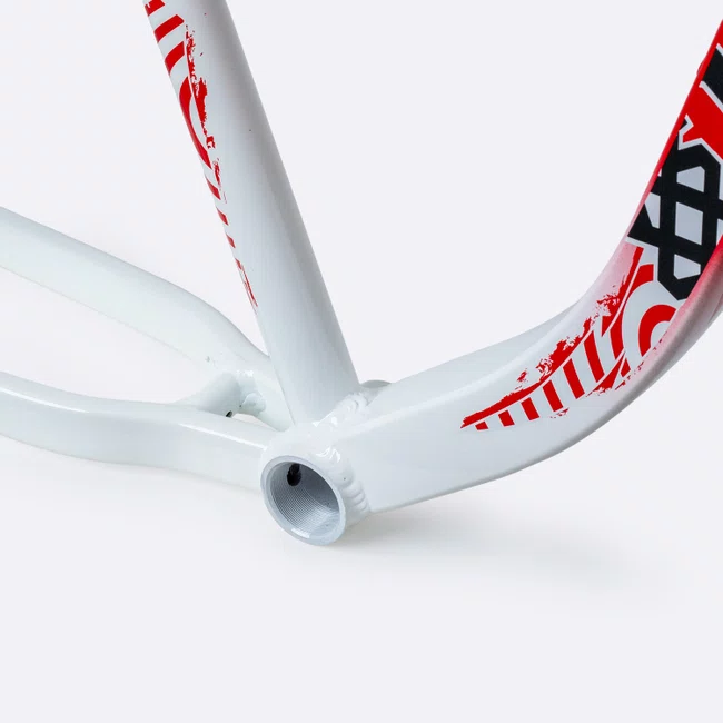 Quadro HUPI Naja V10 Branco e Vermelho Gancheira Horizontal