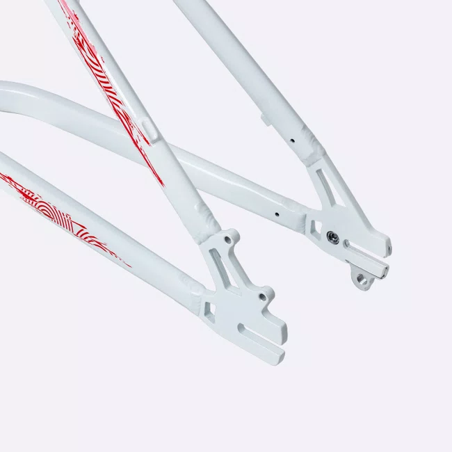 Quadro HUPI Naja V10 Branco e Vermelho Gancheira Horizontal