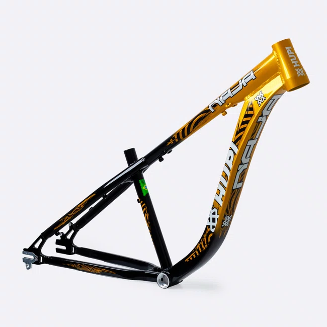 Quadro HUPI Naja V10 Preto e Dourado Gancheira Horizontal