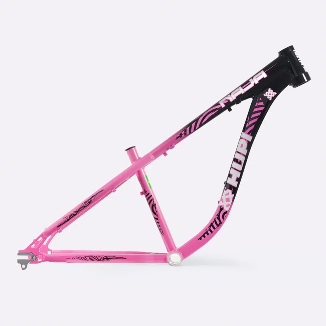 Quadro HUPI Naja V10 Rosa e Preto Gancheira Horizontal
