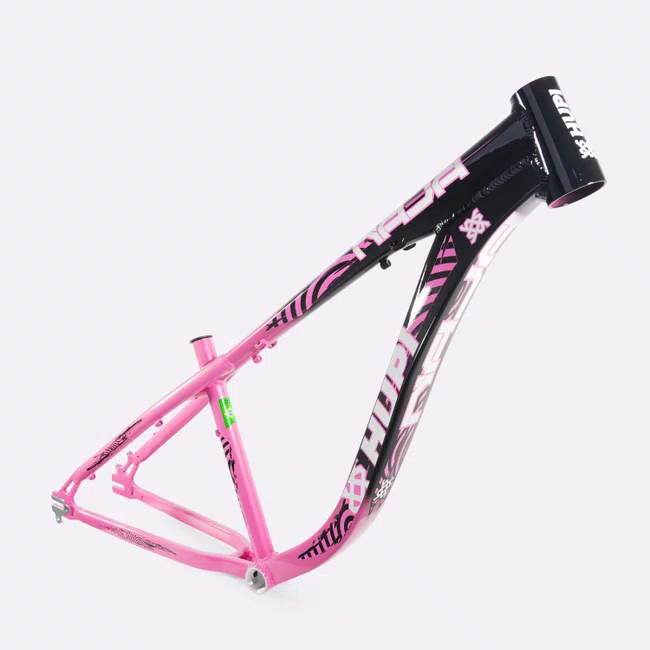 Quadro HUPI Naja V10 Rosa e Preto Gancheira Horizontal