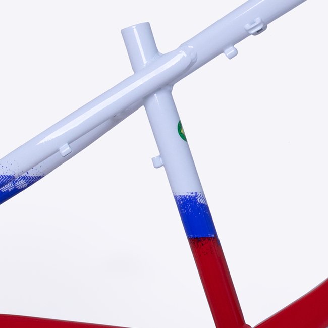 Quadro HUPI Naja V9 Branco/Azul/Vermelho Horizontal