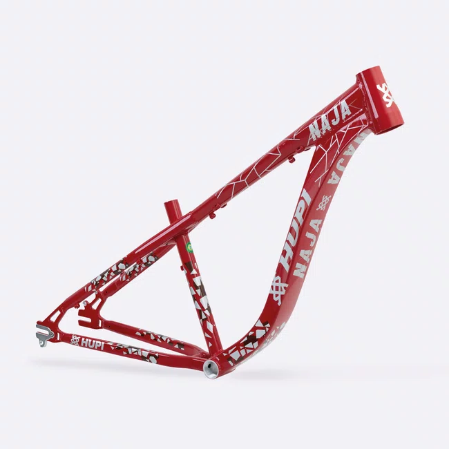 Quadro HUPI Naja V9 Cereja/Prata Horizontal