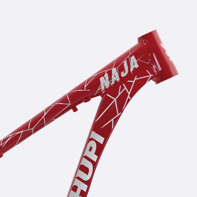 Quadro HUPI Naja V9 Cereja/Prata Horizontal