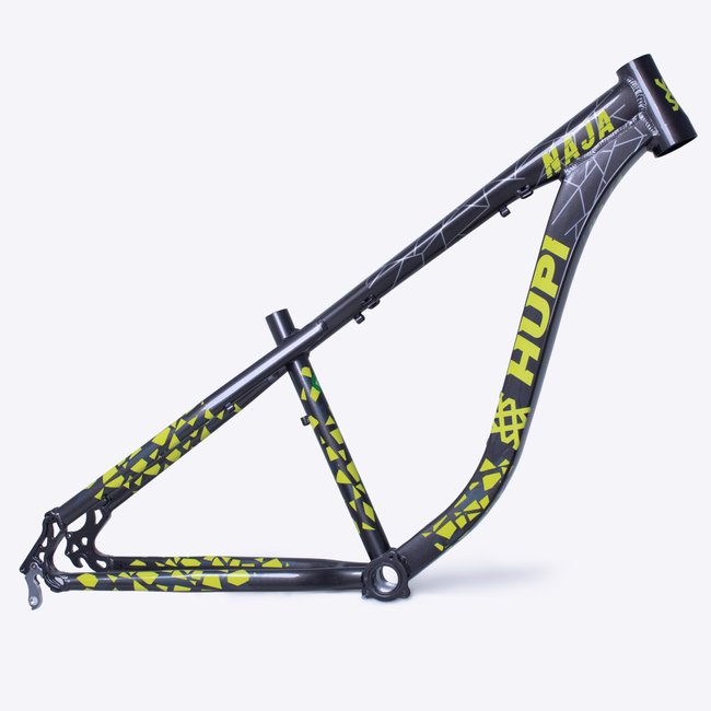 Quadro HUPI Naja V9 Grafite/Amarelo Vertical