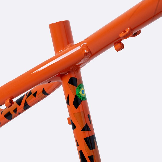 Quadro HUPI Naja V9 Laranja Horizontal