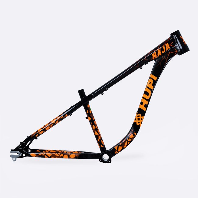 Quadro HUPI Naja V9 Preto/Laranja Horizontal