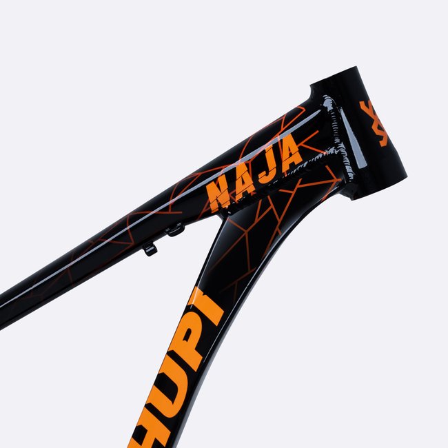 Quadro HUPI Naja V9 Preto/Laranja Horizontal