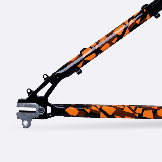 Quadro HUPI Naja V9 Preto/Laranja Horizontal