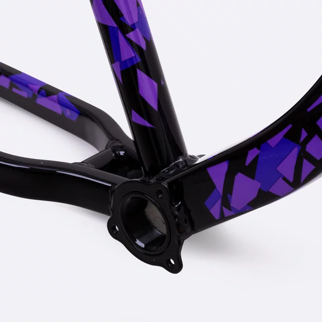 Quadro HUPI Naja V9 Preto/Roxo Violeta Horizontal