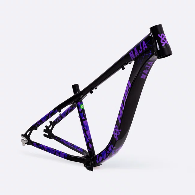 Quadro HUPI Naja V9 Preto/Roxo Violeta Horizontal