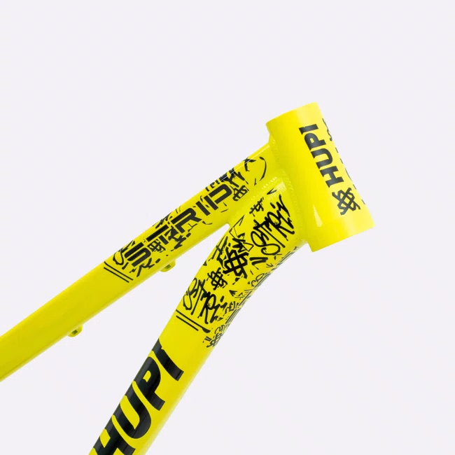 Quadro HUPI Strip Amarelo e Preto Horizontal