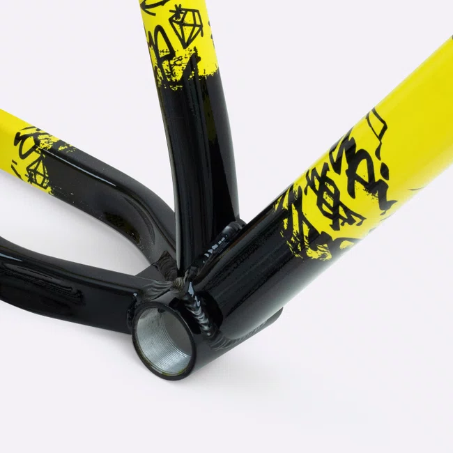 Quadro HUPI Strip Amarelo e Preto Horizontal
