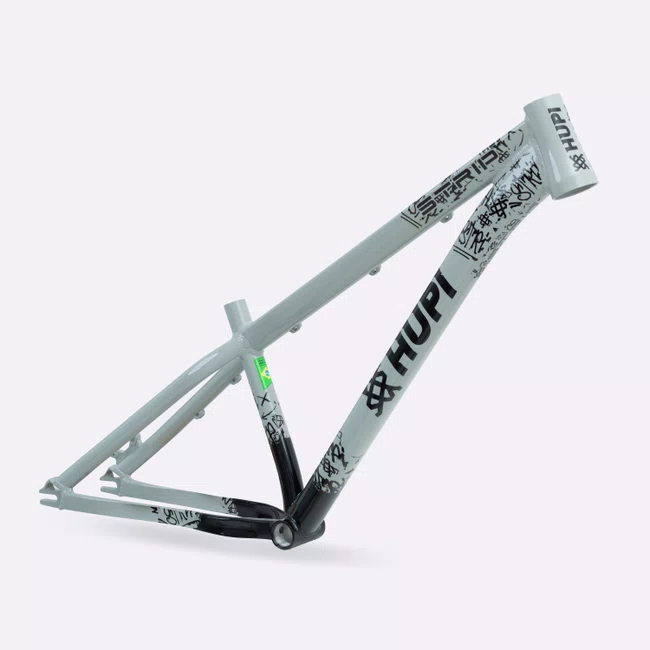 Quadro HUPI Strip Cinza e Preto Horizontal