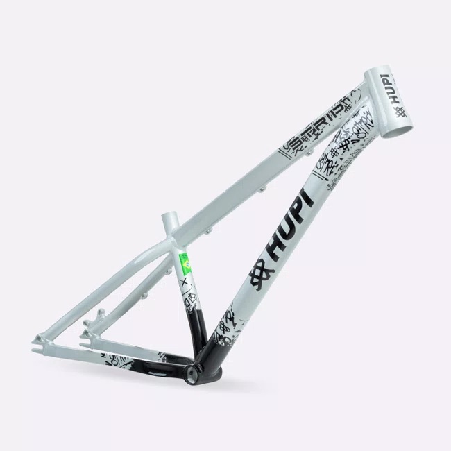 Quadro HUPI Strip Prata e Preto Horizontal